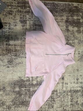 lululemon athletica Light Pink Half-Zip Sweatshirt